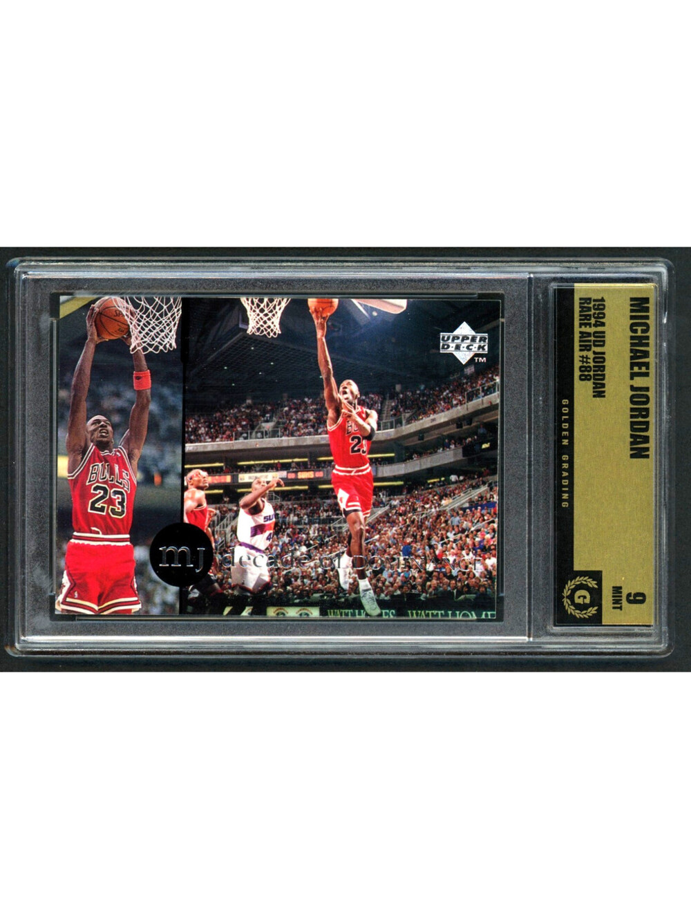 1994 Upper Deck MJ Rare Air #88 Michael Jordan Bulls HOF Graded Mint 9